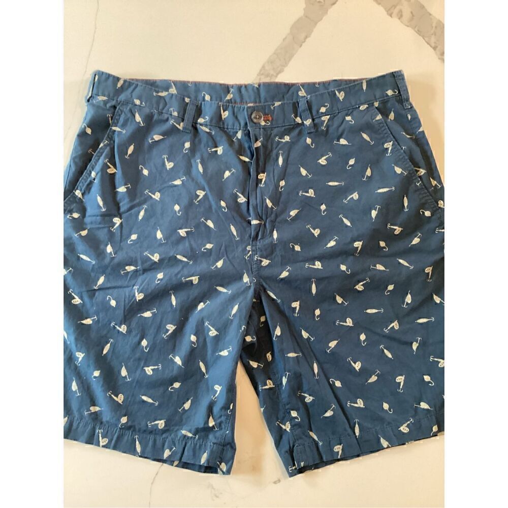 Eddie Bauer Mens Fishing Lure Reels Shorts Sz 36 Chinos
